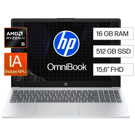 Laptop HP OmniBook 3 NGAI 15-FN0051LA AMD