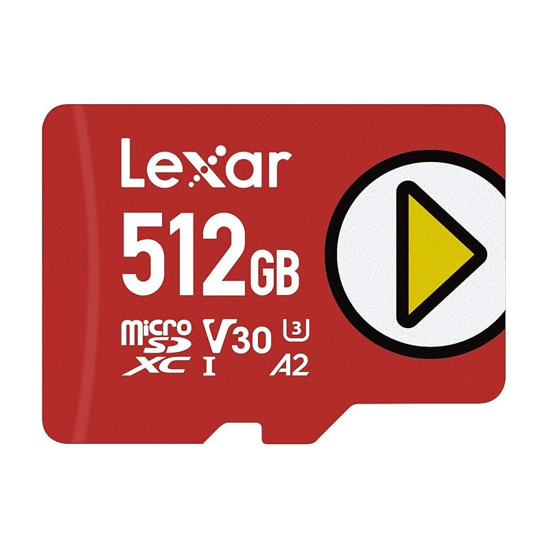Lexar PLAY microSDXC UHS-I (ej. 512 GB / 1TB) Lexar PLAY microSDXC UHS-I (ej. 512 GB / 1TB)
